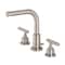 Kingston Brass FSC8958CML Manhattan Widespread Bathroom Faucet W/ Brass Pop-Up, Nickel FSC8958CML - alternate 1
